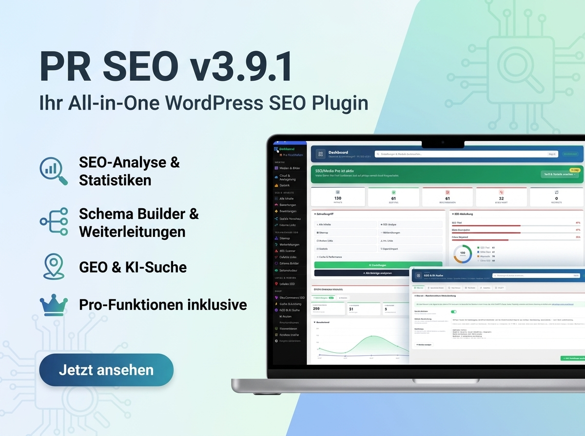 Bild vom PR SEO Pro Plugin