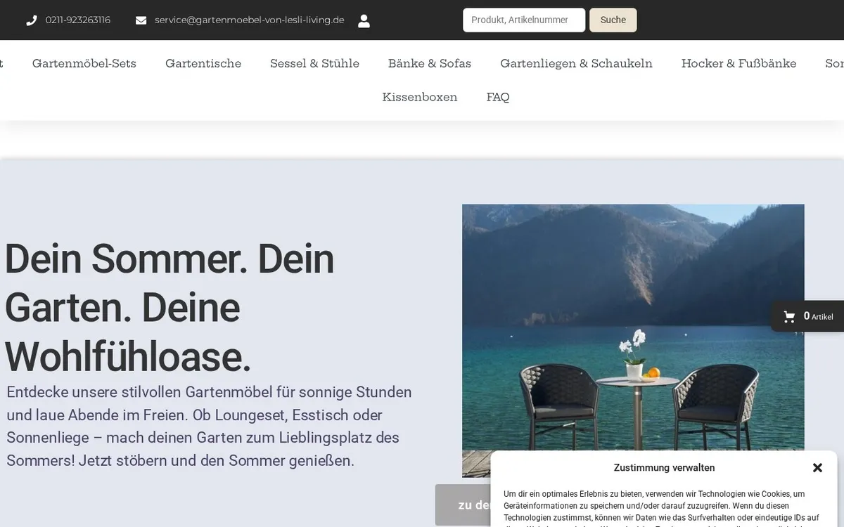 Website-Vorschau: Lesli Living