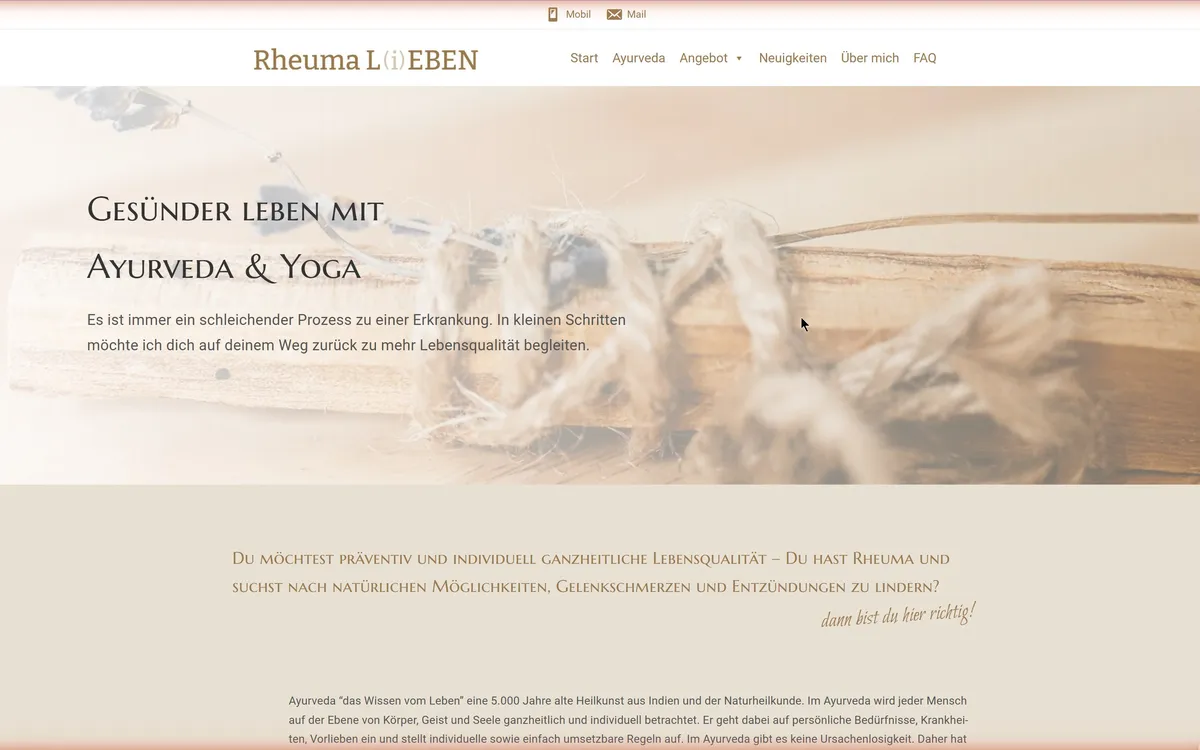 Website-Vorschau: Manila Neumann