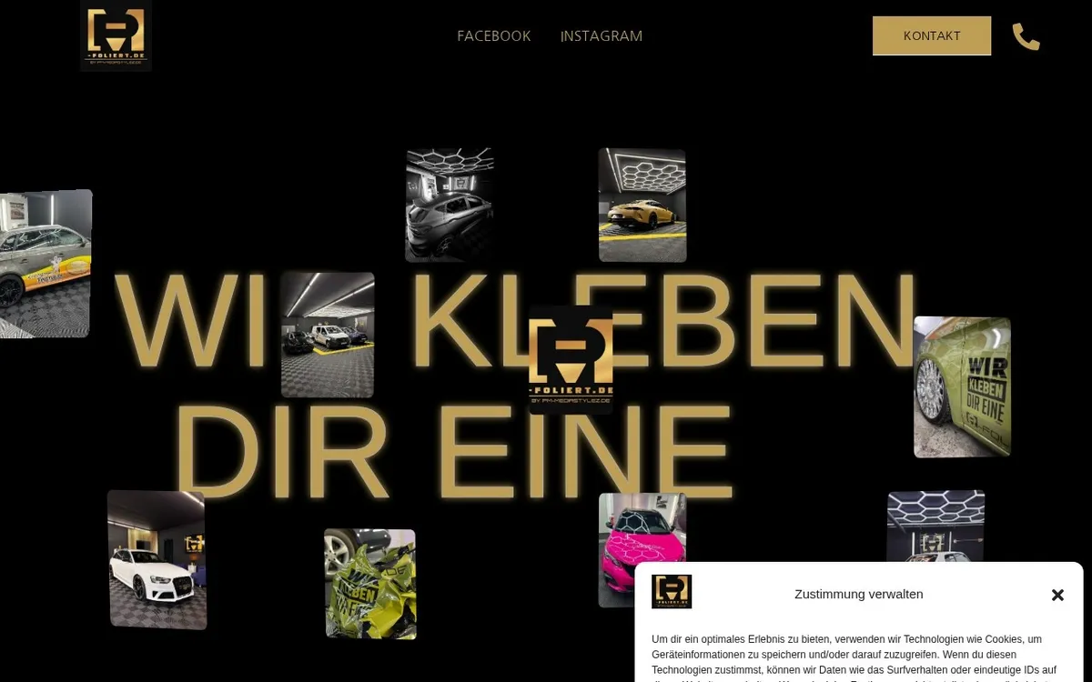 Website-Vorschau: PM-Foliert
