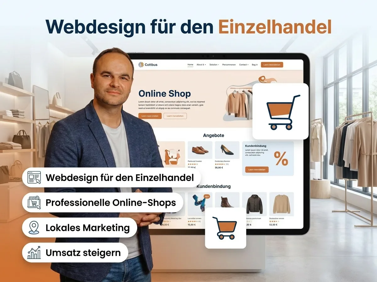 Webdesign für den Einzelhandel