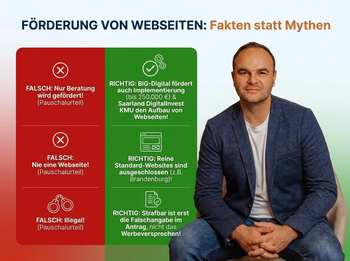 Ausgedruckte Förderrichtlinie mit Textmarker neben einem Laptop auf einem Schreibtisch