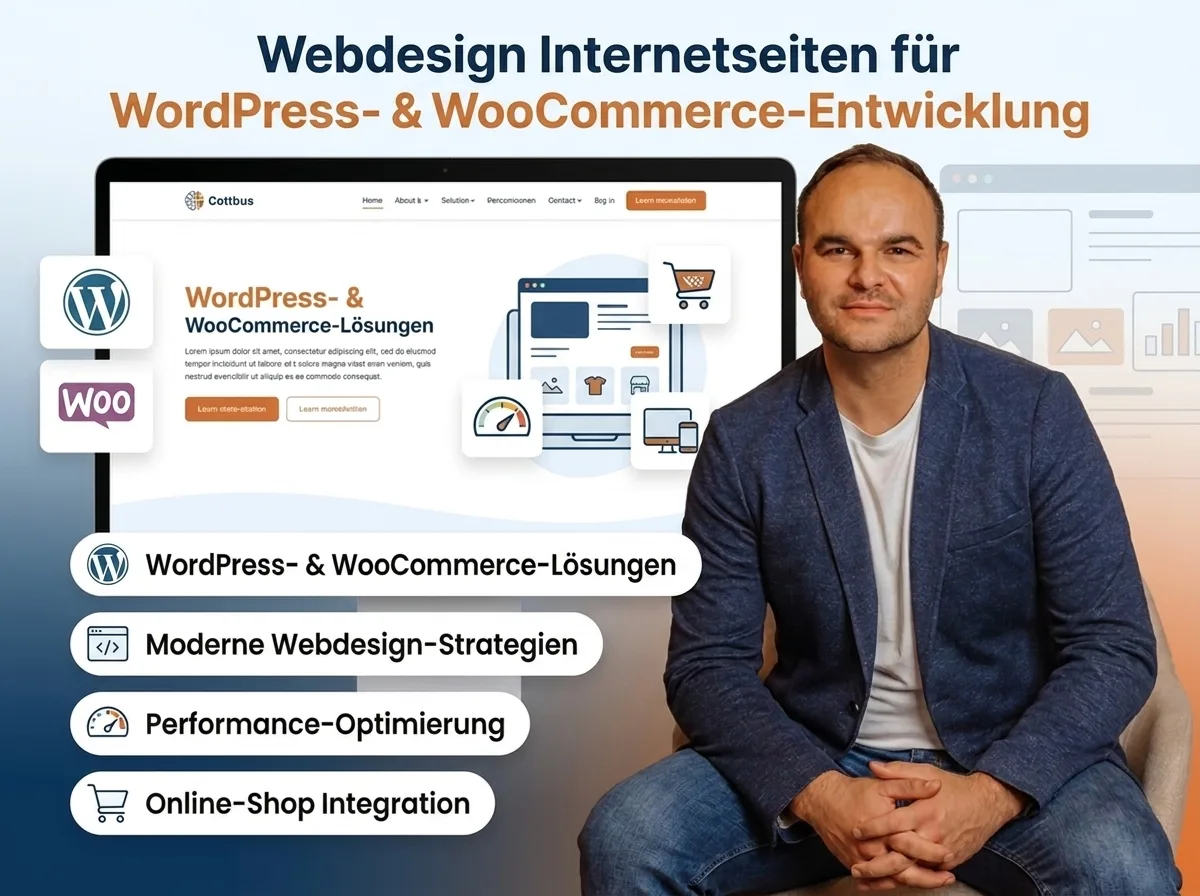 WordPress- und WooCommerce-Entwicklung aus Cottbus